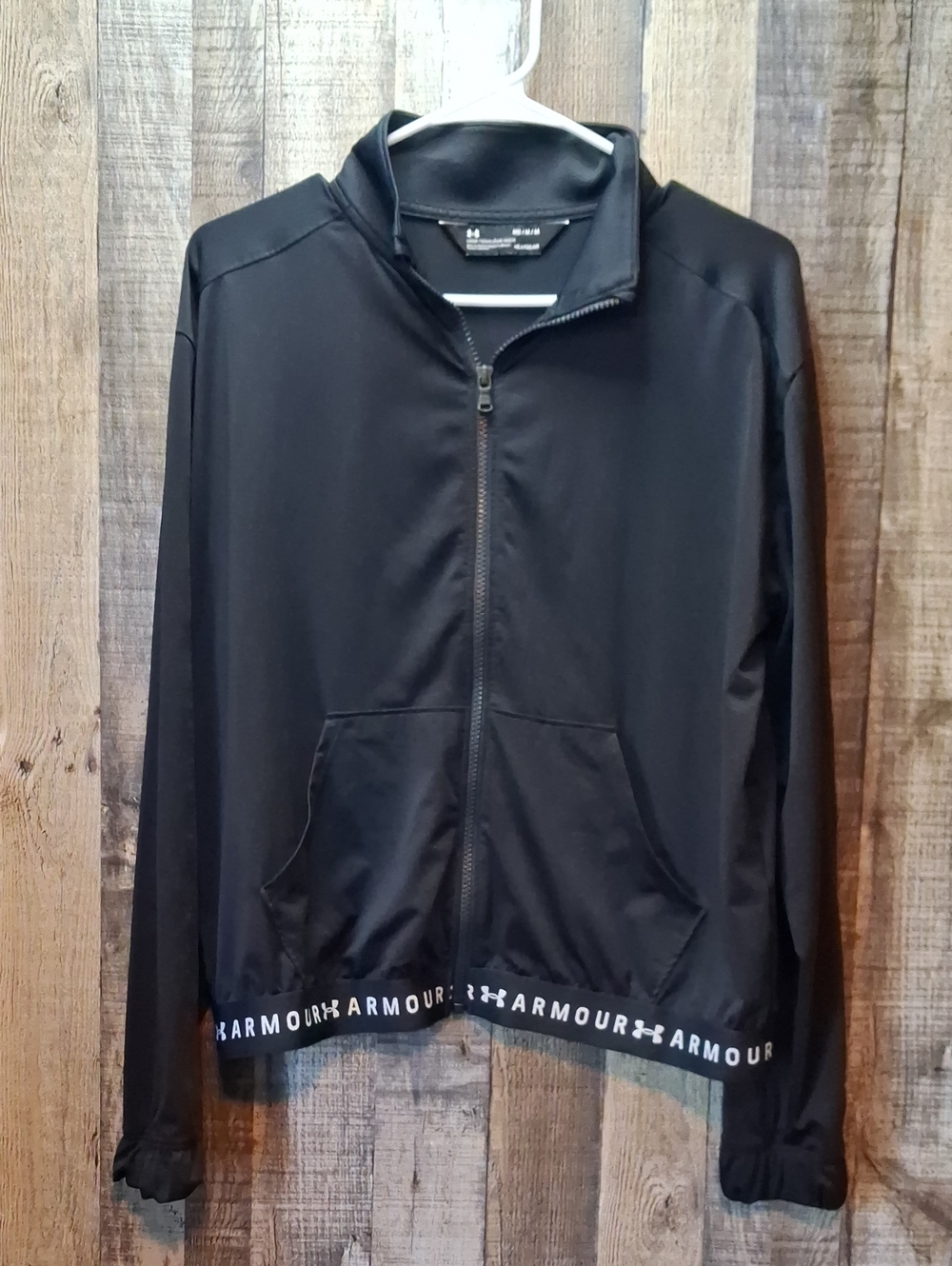 Under Armour Black Performance Track Jacket Women's Size M Medium